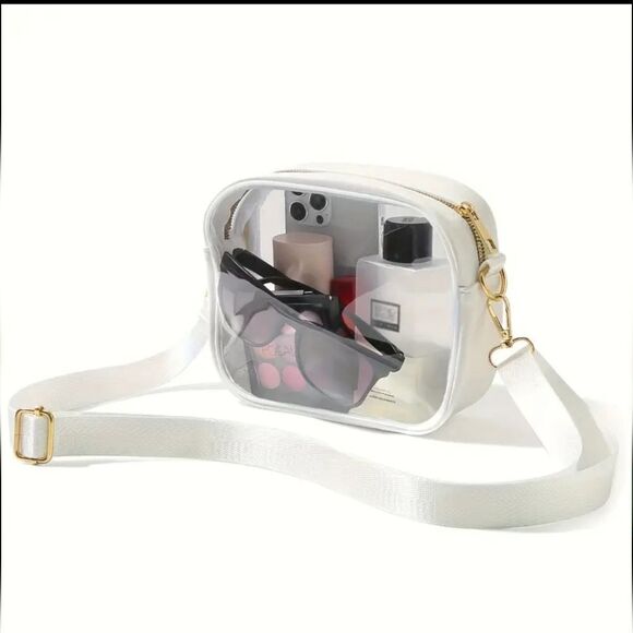 Transparent Crossbody Bag Stadium Approved and Concert Sports Event - Picture 9 of 11